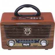 M-115BT Vintage Bluetootlu Nostaljik Radyo Ahşap