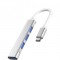 Hepu Type-c 3.1 To USB Hub 4 Port Metal Usb Çoğaltıcı Macbook Uyumlu usb 3.0 Hub Otg Usb Adaptör Çoklayıcı
