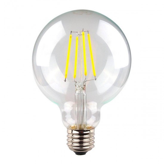 H95 Edison LED 8W Glop Ampul Günışığı 840 Lümen A+ Enerji H95 Edison LED 8W Glop Ampul Günışığı 840 Lümen A+ Enerji