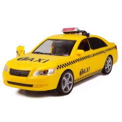 HD-57 Ticari Taksi Sürtmeli Kırılmaz Oyuncak Sesli Işıklı 24 Cm