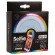 HD-77 Selfie Ring Light Şarjlı Mini 15 Renk LED Işık