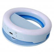 HD-77 Selfie Ring Light Şarjlı Mini 15 Renk LED Işık