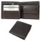 CL03-2 Erkek %100 Deri Cüzdan 6 Kart Alır Bozuk Para Bölmeli Kahve