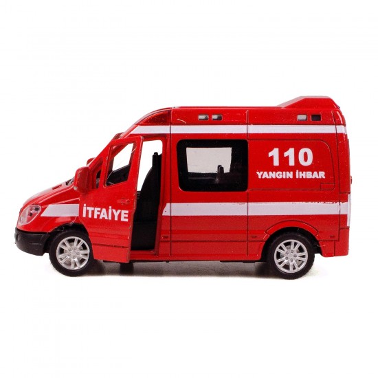CS-13 Metal Kasa Die-Cast İtfaiye Oyuncak 14 Cm Çek Bırak CS-13 Metal Kasa Die-Cast İtfaiye Oyuncak 14 Cm Çek Bırak