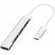 Hepu Type-c 3.1 To USB Hub 4 Port Metal Usb Çoğaltıcı Macbook Uyumlu usb 3.0 Hub Otg Usb Adaptör Çoklayıcı