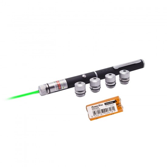 Yeşil Lazer Pointer 50 Mw 15 Km Etkili (5 Başlıklı) Yeşil Lazer Pointer 50 Mw 15 Km Etkili (5 Başlıklı)