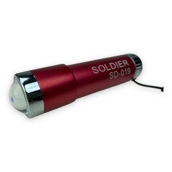 Soldier SD-019 Metal Kasa Zoomlu Pilli El Feneri 