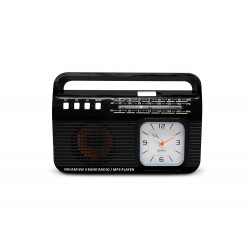HD-502BT Bluetooth Radyo Klasik USB Bataryalı 23CM SD Card 