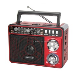 KNSTAR KN-1030BT LED Lambalı Bluetooth Radyo MP3 17 Cm