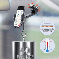 Htt-37 Otomatik Klipsli Araba Telefon Tutacağı