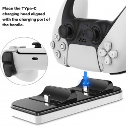 PS5 DualSense Kol Şarj Edici Stand Dock YH-50