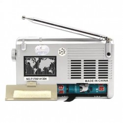 Kchibo KK-979 FM Radyo Alarmlı Manuel Aramalı 10 Bant Pilli Radyo