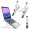 HT-119 Katlanır Alüminyum Laptop ve Tablet Standı  Çift Kenetli Sağlam Versiyon