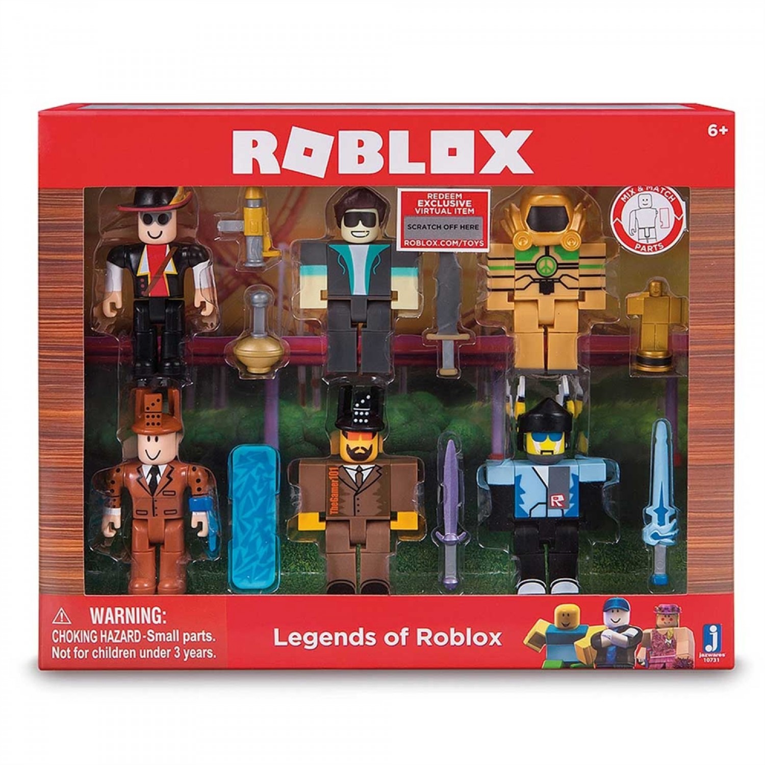 Roblox 6 Li Figur Karakter Set