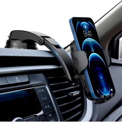 HP-A05 Otomatik Klipsli Araba Telefon Tutucu Ayarlanabilir Cam Ve Torpido Için Yüksek Kalite Tutucu