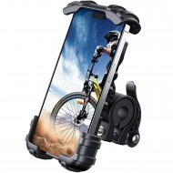 Ht-T45 Motosiklet Telefon Tutucu Bisiklet Telefon Tutucu Motor ve Bisiklet Gidonu Için 360 Dönebilen Telefon Tutucu 4.5 " - 6.5"