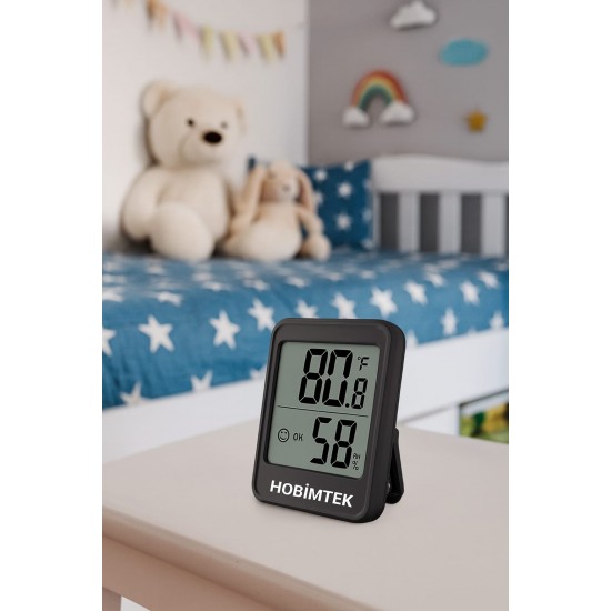 MC40 Dijital Termometre İç Mekan Oda Sıcaklık Nem Ölçer Led Monitör Higrometre Isı Ölçer Derece