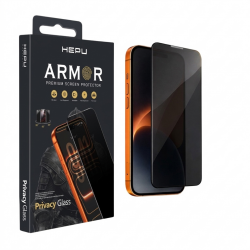 Hepu Armor Premium Privacy Apple Iphone Hayalet Ekran Koruyucu 9H iphone 17/iphone/16 iphone 15/iphone 14/13/12/11 Tüm modeller İçin HD Ekran Koruyucu Dayanıklı Temperli Cam 