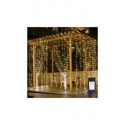 2.5x2.5 Metre 320 Led Fonksiyonlu Perde Led 320 LED Saçaklı Gün Işığı