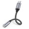 Hp-19 Type-C  3.5mm Kulaklık Dönüştürücü 30 Cm Jack Adaptörü Çevirici