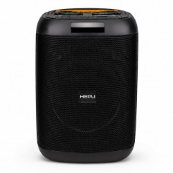 HEPU HP-S53 60W Bluetooth Taşınabilir Hoparlör – 8 İnç 3600 mAh Batarya Renkli LED Işık Dijital Ekran 10 Metre Kablosuz Bağlantı