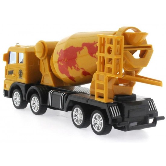 Sürtmeli Model Oyuncak İş Makinaları Seti 1:55 Kamyon Forklift Mikser Sürtmeli Model Oyuncak İş Makinaları Seti 1:55 Kamyon Forklift Mikser