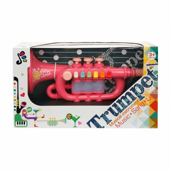 Işıklı Sesli 26 Cm Trompet Oyuncak Müzik Aleti Trampet Işıklı Sesli 26 Cm Trompet Oyuncak Müzik Aleti Trampet