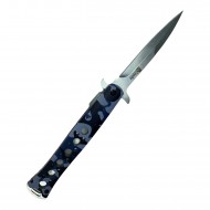 Columbia FST-1112-C İtalian Style Knife Mavi İşlemeli Çakı