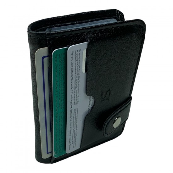 HT-010 Dik Model Erkek Kartlık 17 Kart Alır Kağıt Para Bölmeli Unisex Cüzdan RFID HT-010 Dik Model Erkek Kartlık 17 Kart Alır Kağıt Para Bölmeli Unisex Cüzdan RFID