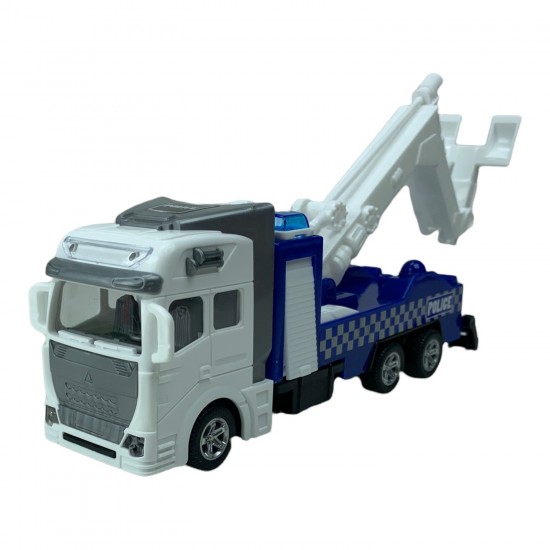 Çek Bırak Polis Çekici Kamyonu 20 Cm Polis Aracı
