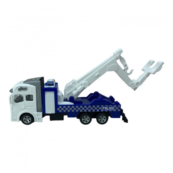 Çek Bırak Polis Çekici Kamyonu 20 Cm Polis Aracı