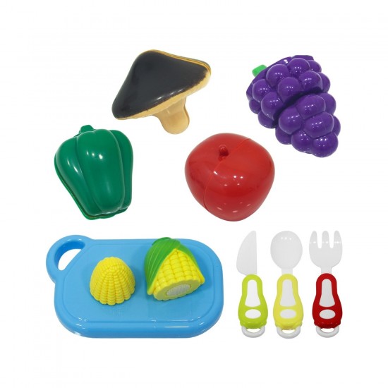 Oyuncak Meyve Kesme Seti - Candy Bulaşık Seti 35 Parça Kız Oyun Seti