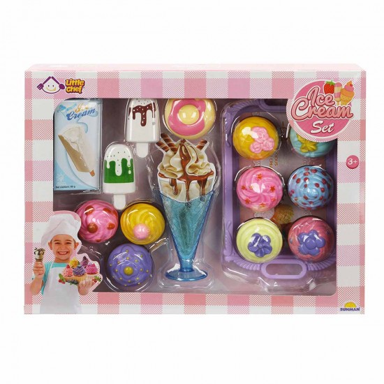Kız Oyuncak Little Chef Dondurma Oyun Seti 