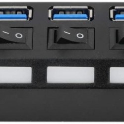 4 Port USB 3.0 Hub Çoğaltıcı (Switch Splitter) Anahtarlı Usb Çoklayıcı