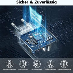 Hepu 20W Pd Girişli Hızlı Şarj Aleti 3.0 Qualcomm Tüm iphone Modelleri İçin USB-C & Lightning Kablo Çift Çıkışlı Fast Charger iPhone 14 13 12 11 X Pro HP619ios