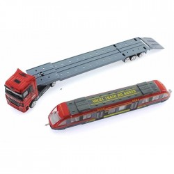 Metal Mega Metro Vagonu ve Taşıyıcı Tır  28 Cm Tır