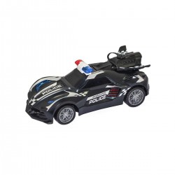 Şarjlı Full Fonksiyon Işıklı Kumandalı Duman Atan Polis Arabası 19 cm