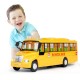 Şarjlı Full Fonksiyon Uzaktan Kumandalı Işıklı Okul Otobüsü 32,5 cm.