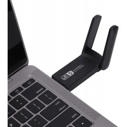 Dual Band USB 3.0 Adaptör Kablosuz Wifi Alıcı AC1300 Wireless Adaptör 2,4g 5g Usb 3.0