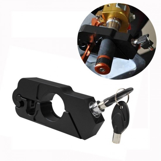 Metal Motosiklet Kilidi Gidon Tipi Motor Kilit Kırılmaz Su Geçirmez Siyah Metal Motosiklet Kilidi Gidon Tipi Motor Kilit Kırılmaz Su Geçirmez Siyah