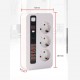 H-03 Üçlü Priz 5 USB Portlu Akıllı Zaman Ayarlı 2500W On/off Düğmeli 2 Metre Uzatma Kablolu 3'lü Priz H-03 Üçlü Priz 5 USB Portlu Akıllı Zaman Ayarlı 2500W On/off Düğmeli 2 Metre Uzatma Kablolu 3'lü Priz
