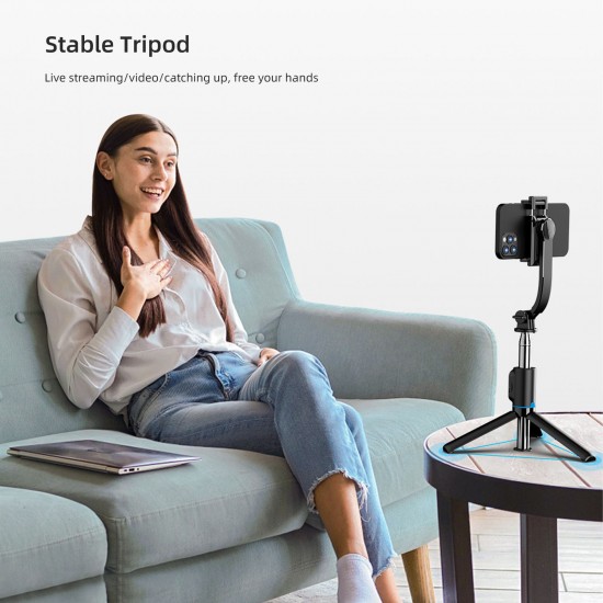 C01 Çok Amaçlı Selfie Çubuğu Masa Üstü Tripod Kumandalı Selfie  360 Derece Dönebilir 107 Cm