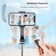 C01 Çok Amaçlı Selfie Çubuğu Masa Üstü Tripod Kumandalı Selfie  360 Derece Dönebilir 107 Cm