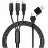 Pd Hızlı Şarj 20W 3 in 1 Hızlı Şarj Kablosu 120 cm 3 A Lightning Type-c Usb Micro Çoklu Data Kablosu