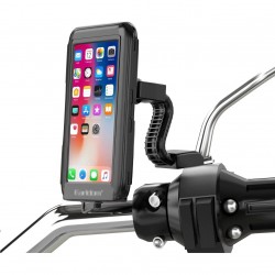 Eh-139 Motosiklet Telefon Tutucu Ayna Tipi Tutucu Su Geçirmez Dokunmatik Dikiz Aynası Tutucu 4,7-7 inç Bisiklet Motor Tutucu