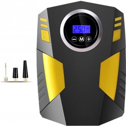 Dijital Lastik Şişirme 12V DC Taşınabilir Hava Kompresörü 150 PSI Lastik Pompası Basınç Göstergeli Fener ST-5002