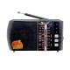 Şarjlı Cep Radyosu Bluetooth Fm Radyo USB Tf Kart Şarjlı Cep Radyosu 3 Band Icf-8bt