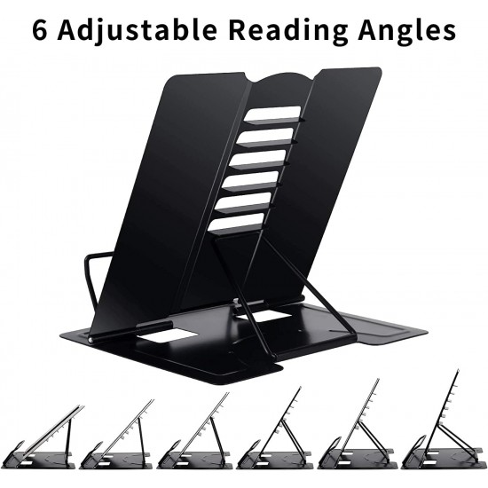 Metal Kitap Okuma Standı 6 Kademe Ayarlanabilir Kitap Tutucu Ofis Çalışma Ders Metal Kitap Okuma Standı 6 Kademe Ayarlanabilir Kitap Tutucu Ofis Çalışma Ders