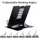 Metal Kitap Okuma Standı 6 Kademe Ayarlanabilir Kitap Tutucu Ofis Çalışma Ders Metal Kitap Okuma Standı 6 Kademe Ayarlanabilir Kitap Tutucu Ofis Çalışma Ders