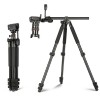 HT-T06 Profesyonel Tripod 190 Cm Yatay Kullanım Çok Fonksiyonlu Panoramik Kafa 360 Derece Dönebilir Monopod 